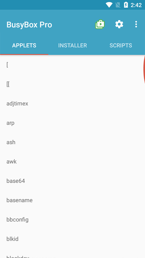 Applets 列表
